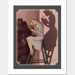 Researcher Girl Posters and Art